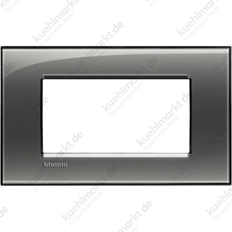 Bticino Livinglight Abdeckrahmen 4 Module Rauchfarbe LNA4804KF