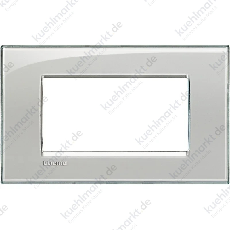 Bticino Livinglight Abdeckrahmen 4 Module eisgrau LNA4804KG