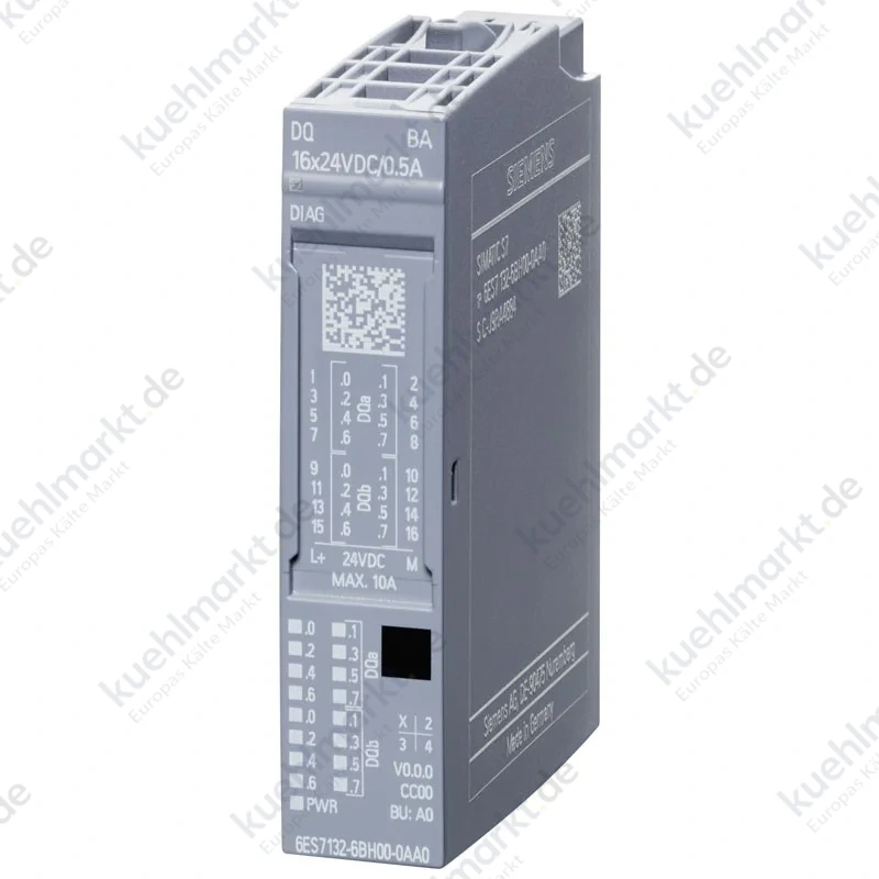 Siemens Simatic ET 200SP DQ 16X24VDC/0,5A digitales Ausgangsmodul 6ES71326BH000AA0