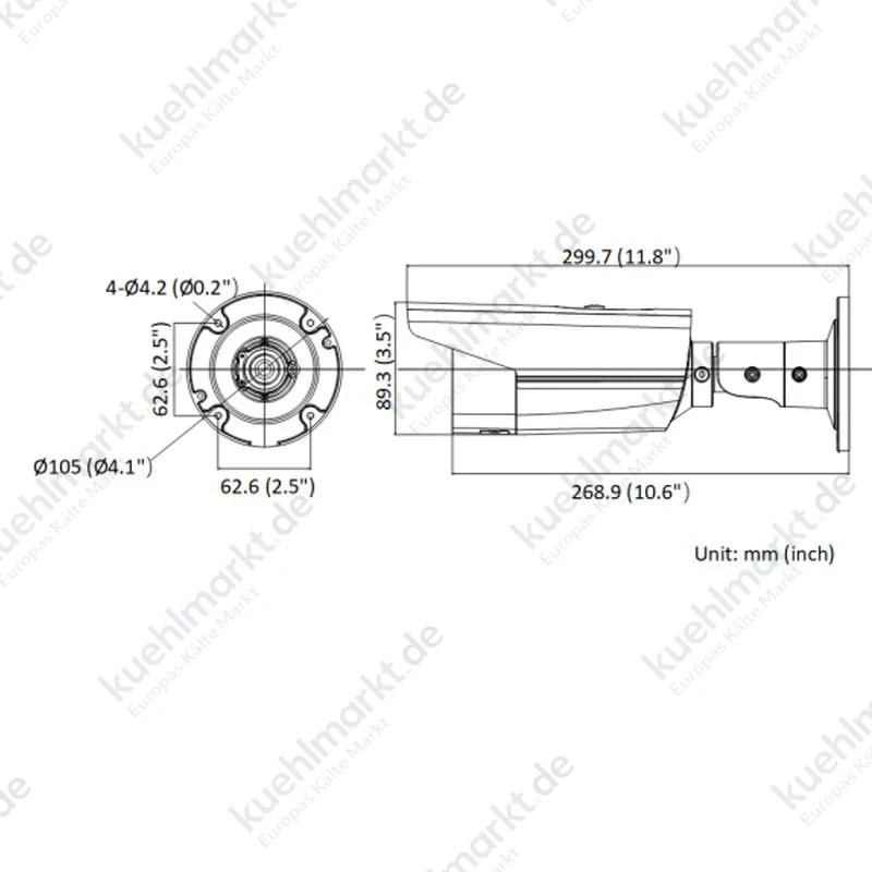 Hikvision AcuSense Bullet-Kamera DS-2CD2T43G2-2I IP 4MP 4mm 311313638