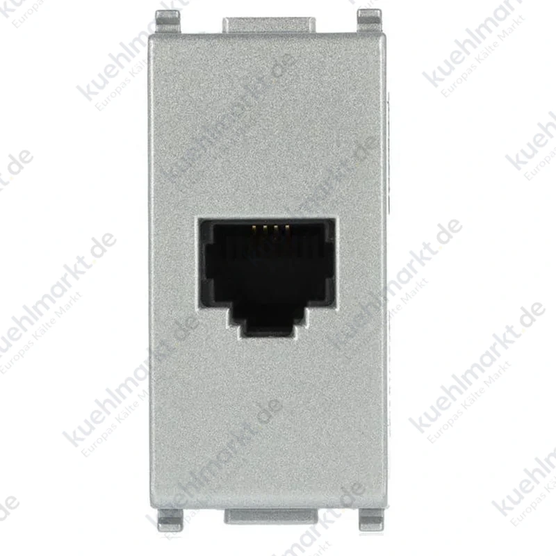 Vimar Plana Silver RJ11 Telefonbuchse 14320.SL