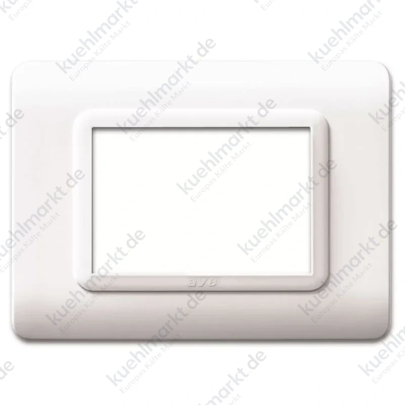 Ave technopolymer Platte Sistema 44 weißer Rahmen 3 Module 44PY03B
