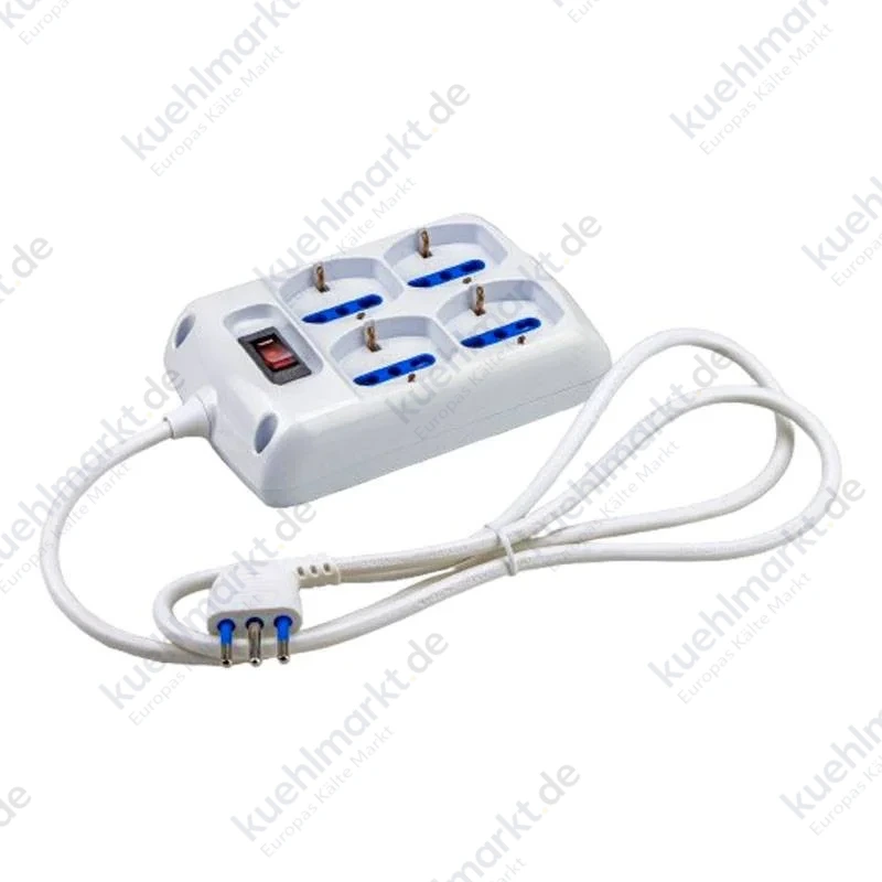 Master Tisch Steckerleiste 4 Universalausgänge P40 und Kabel 72440