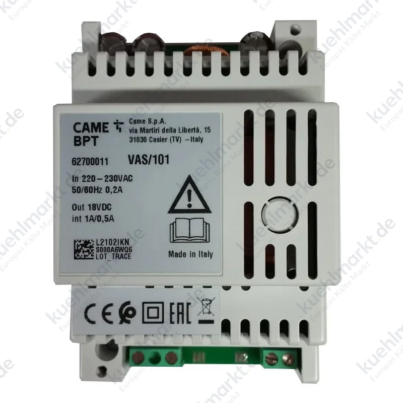 BPT Netzteil für Türsprechanlagen VAS/101 230V 4 DIN-Module 62700011