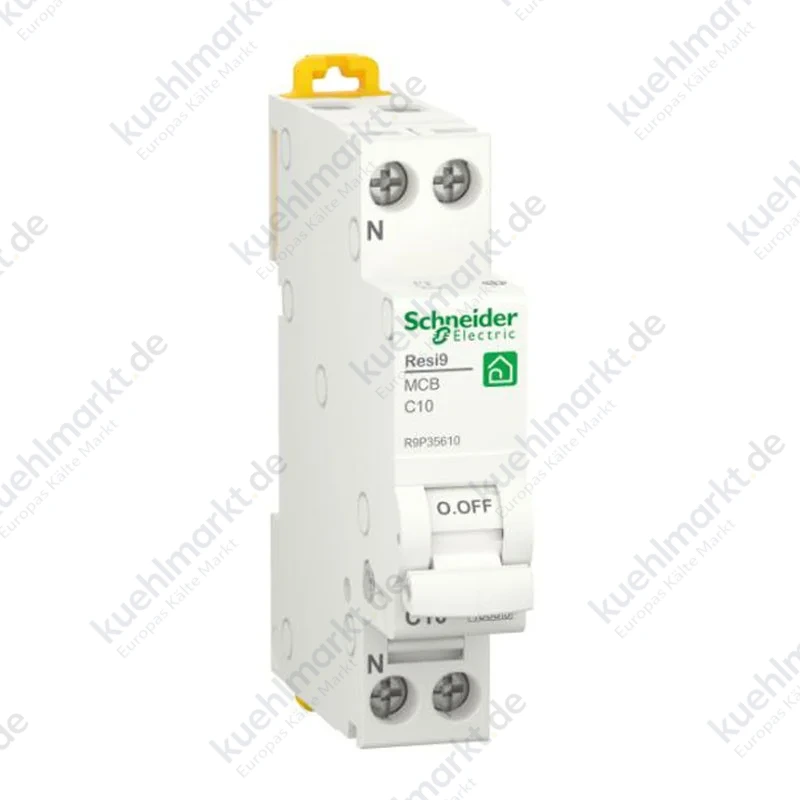 Schneider Leitungsschutzschalter 10A 1P+N 4,5KA C 1 Modul R9P35610