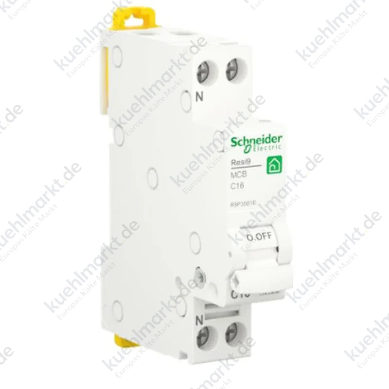 Schneider Leitungsschutzschalter 16A 1P+N 4,5KA C 1 Modul R9P35616