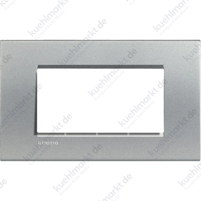 Bticino Livinglight Abdeckrahmen 4 Module Tech grau LNA4804TE