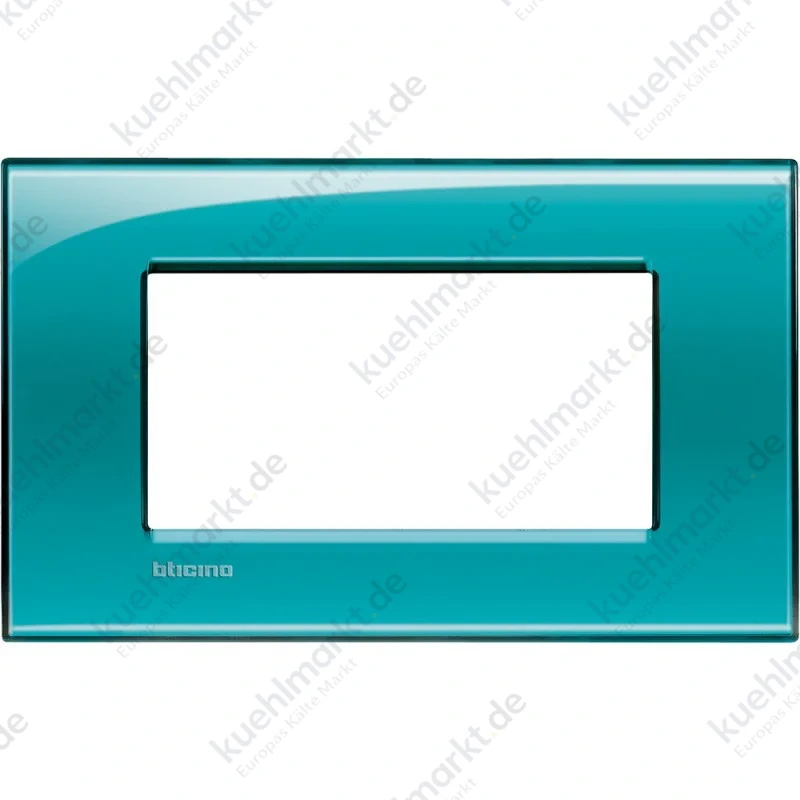Bticino Livinglight Abdeckrahmen 4 Module tiefgrün LNA4804VD