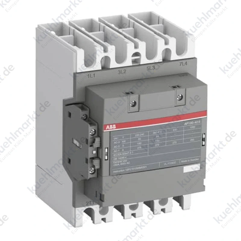 Abb Vierpoliges Schütz 350A 4P 4NA 100-250VCA/DC AF205401113