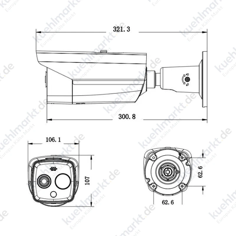 Hikvision Bullet-Kamera DS-2TD2628-3/EA 4 MP CMOS 305402216