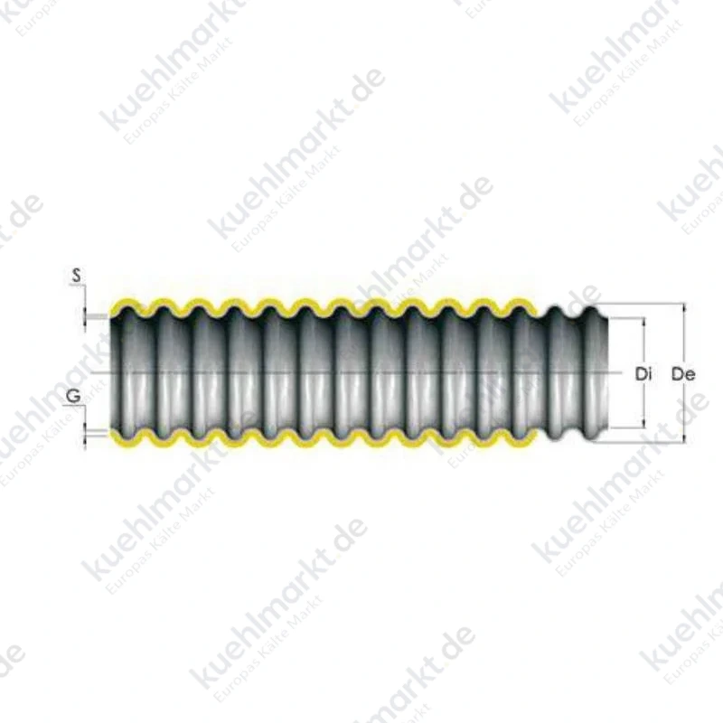 Eurotis Wellrohr EUROGAS DN12 1/2 Stahl 5 Meter A01-0001-00691