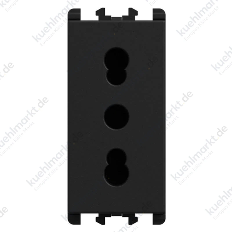 Urmet Lybra Steckdose 16A 250V schwarz 27303.N