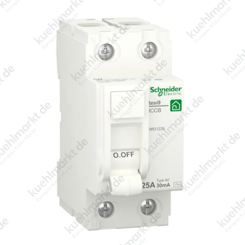 Schneider Fehlerstrom-Schutzschalter 25A 2P 30MA AC 2 Module R9R21225