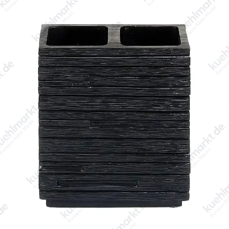 Gedy Quadrotto schwarz Zahnputzbecher QU98-14