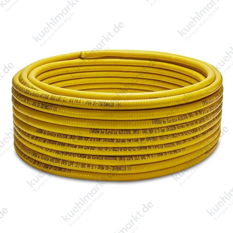 Eurotis Wellrohr EUROGAS DN12 1/2 Stahl 10 Meter A01-0001-00692