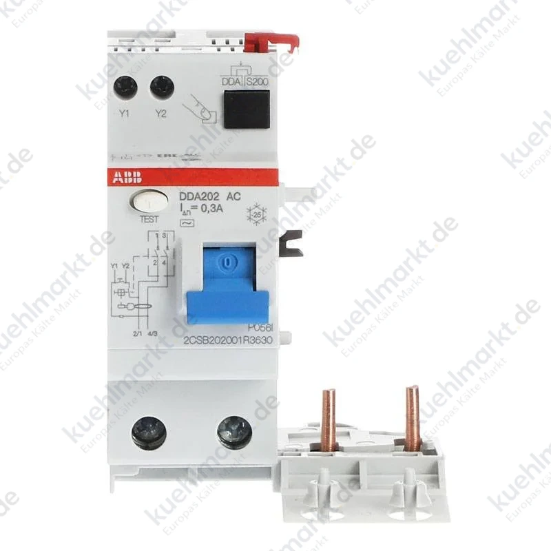 Abb FI-Block DDA202 63A 2P 300mA AC 2 Module B427919