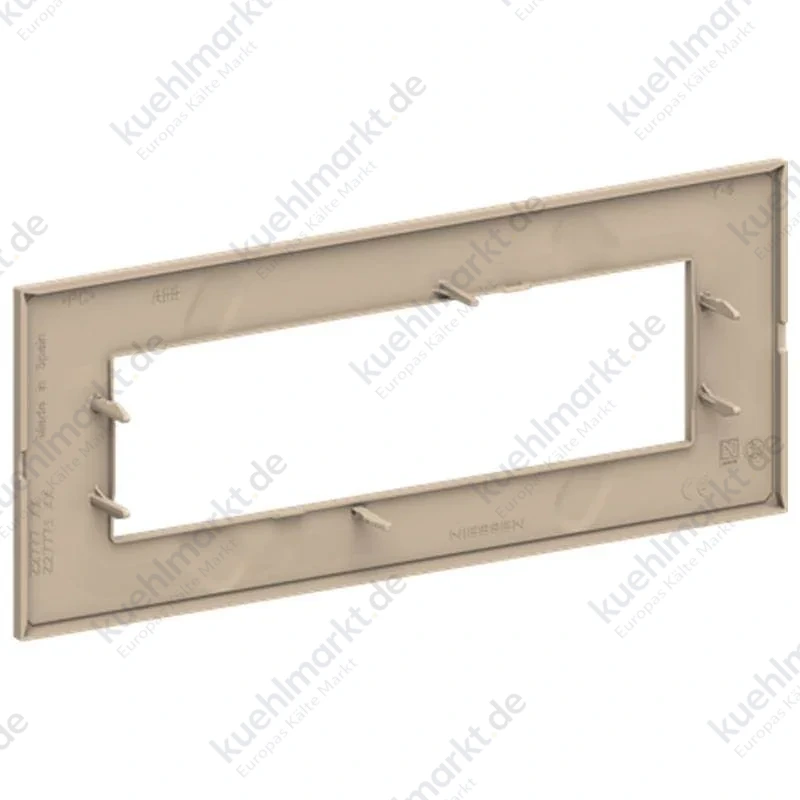Abb Zenit Platte 7 Module Z2777.1 CV Polycarbonat Champagner Z0700CV