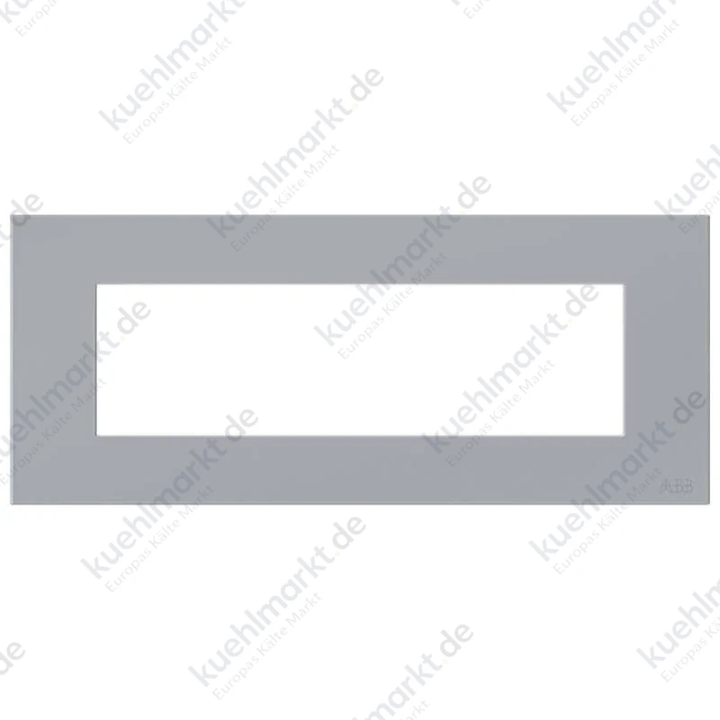 Abb Zenit Platte 7 Module Z2777.1 PL Polycarbonat Silber Z0700PL