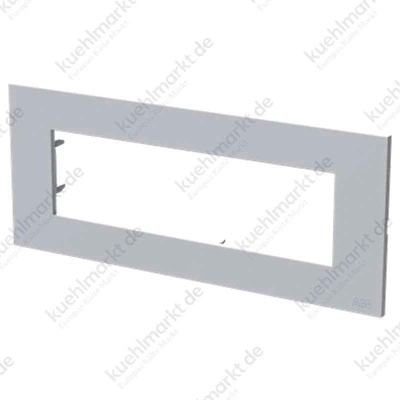 Abb Zenit Platte 7 Module Z2777.1 PL Polycarbonat Silber Z0700PL