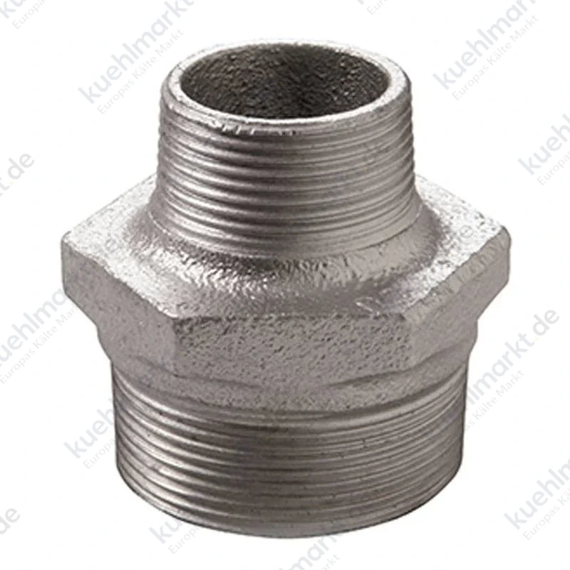 Atusa Sechskant-Verschraubung für Rohre A/A 1/2 x 3/8 Gusseisen 24505032