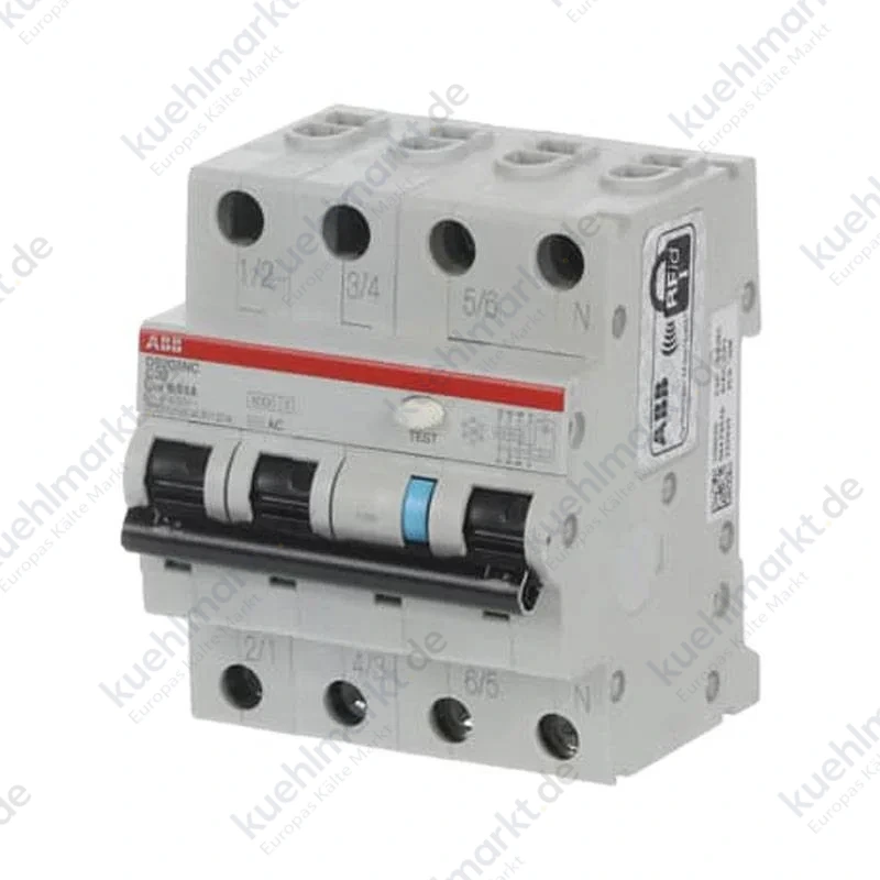 Abb FI- und LS-Schalter 32A 4P 30mA AC 6KA DS3NC32AC30
