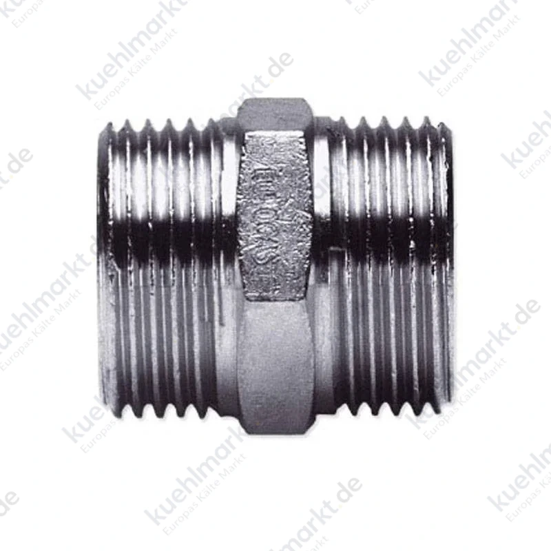 Eurotis Nippel für Wasser und Gas A/A DN15 3/4 Messing A03-0010-00774