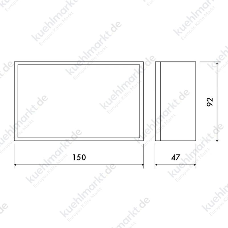 Perry DIN DON 220VCA wandmontierter Glöckner 1SU4481