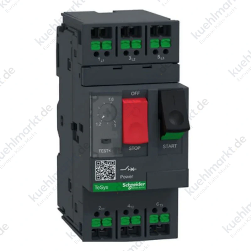 Schneider Leitungsschutzschalter GV2ME SNAP IN 1-1,6A 3P 2,5 Module GV2ME06A