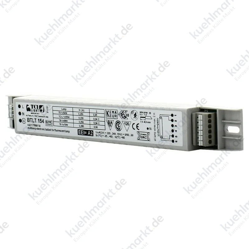 TCI lineares elektronisches Multilampen-Vorschaltgerät 1X54W bis 1x70W 137998/154