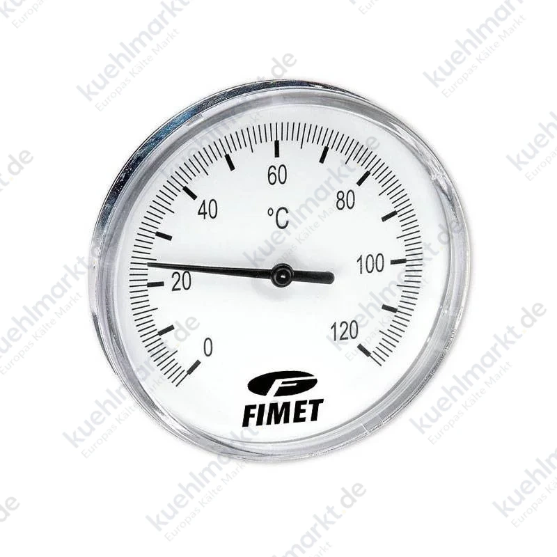 Watts bimetallischer Thermometer TB-80/VE 0-120 Grad hinterer Anschluss PT4B507005