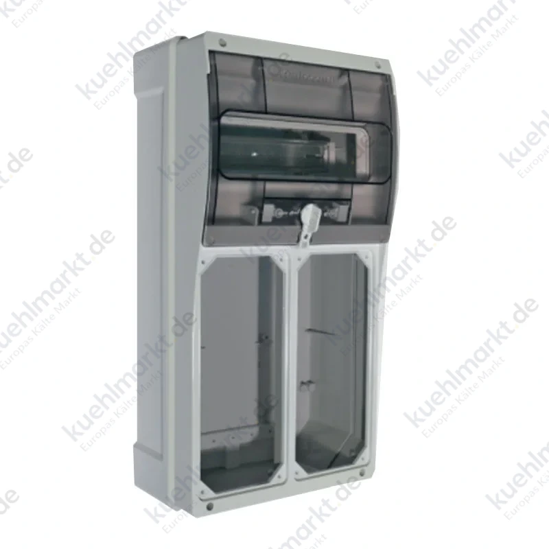 Palazzoli Schaltschrank 10 DIN-Module mit 2 vertikalen Steckdosen IP66
