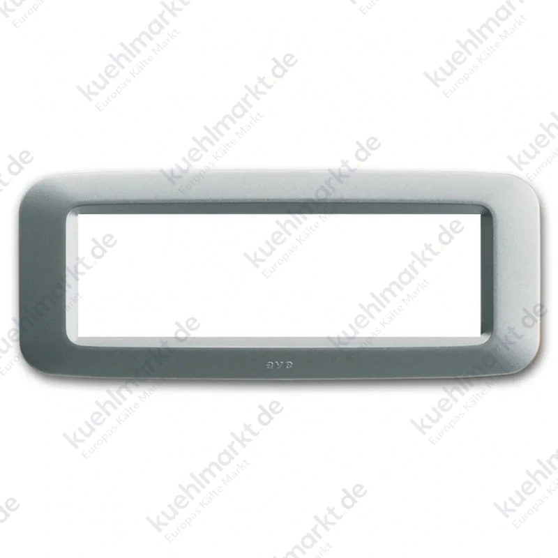 Abdeckrahmen aus kunststoff Ave Banquise-System 45 6 Module Silber matt 45PY06AO