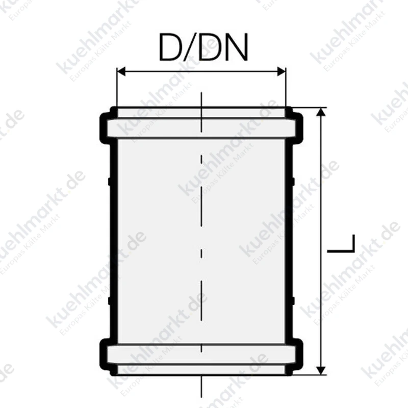 Valsir Triplus Schiebehülse D 160 mm L 180 mm VS0650815