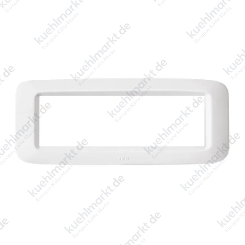 Abdeckrahmen aus kunststoff Ave Banquise-System 45 6 Module, Weiß, glänzend, 45PY06BB