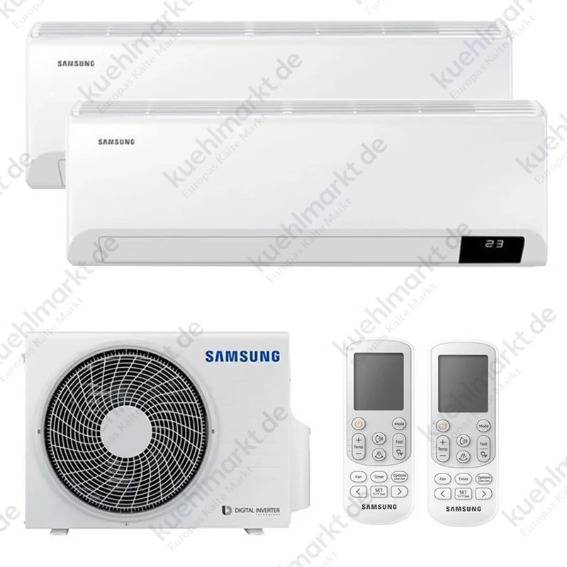 Samsung CEBU Dualsplit-Klimaanlage 12000+12000BTU WLAN Inverter R32 A++