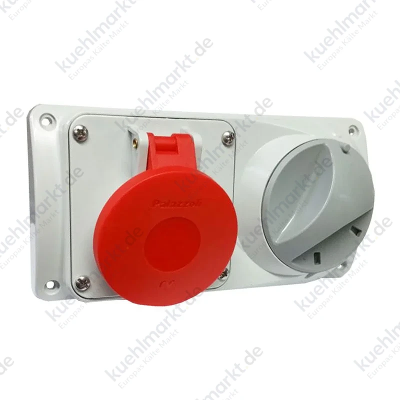 Palazzoli CEE-Industriesteckdose mit Verriegelung 3P+N+E 16A 400V IP44