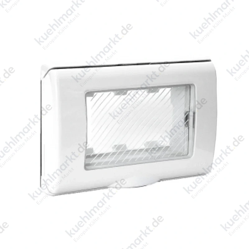 Backblech mit wasserdichtem gehäuse für Serie Ave Theorie 45 mit deckel IP55 3 Module, Weiß 45SP43BN