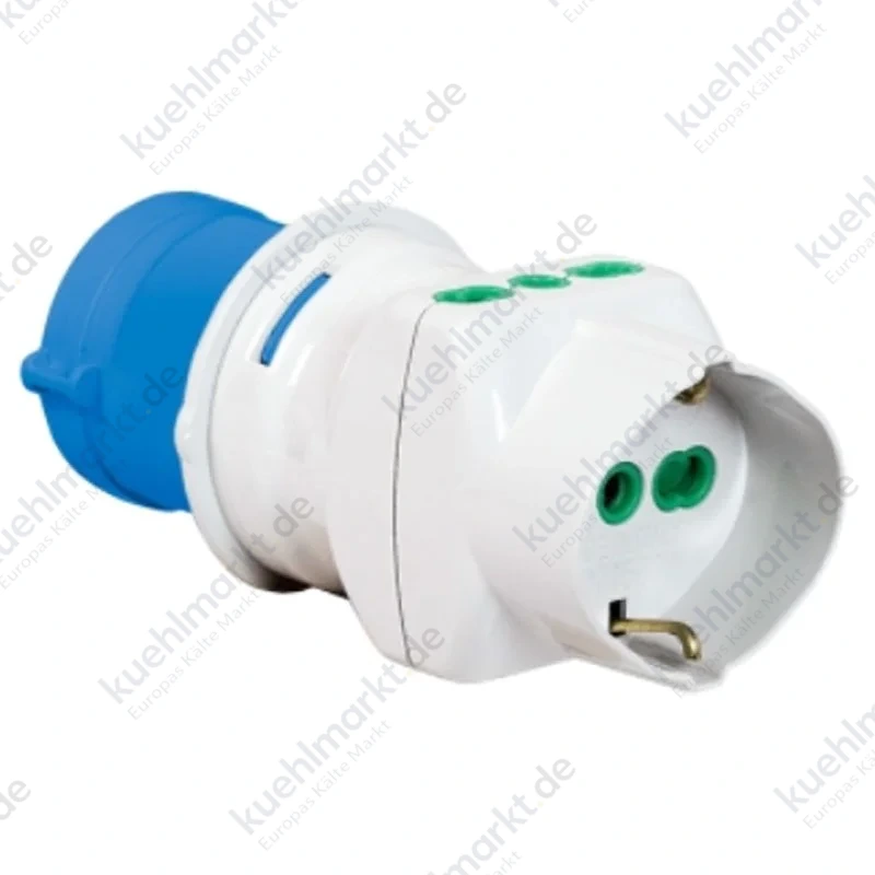 Fanton Industrieadapter mit Zweiweg-/Schuko- und CEE-Stecker 73090