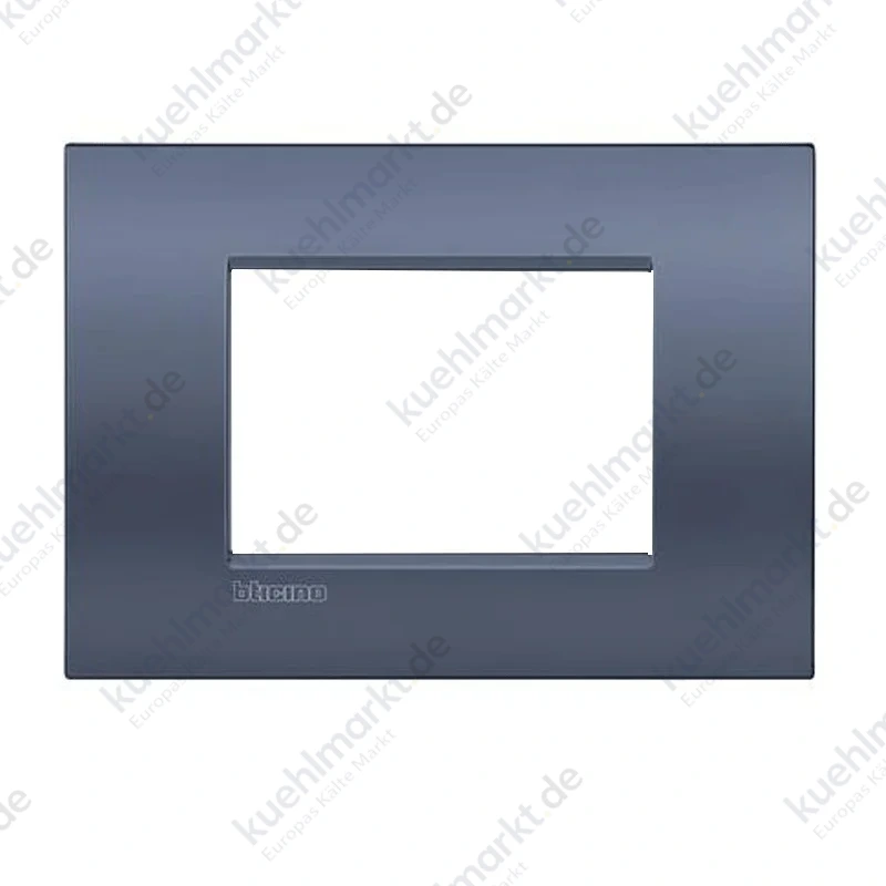 Teller Bticino LivingLight AIR blue moon 3 Plätze LNC4803BM