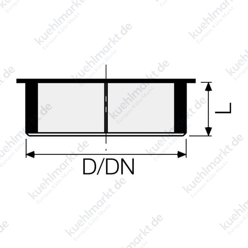 Valsir Triplus PP Rohrstopfen D 125 mm L 51 mm VS0650961