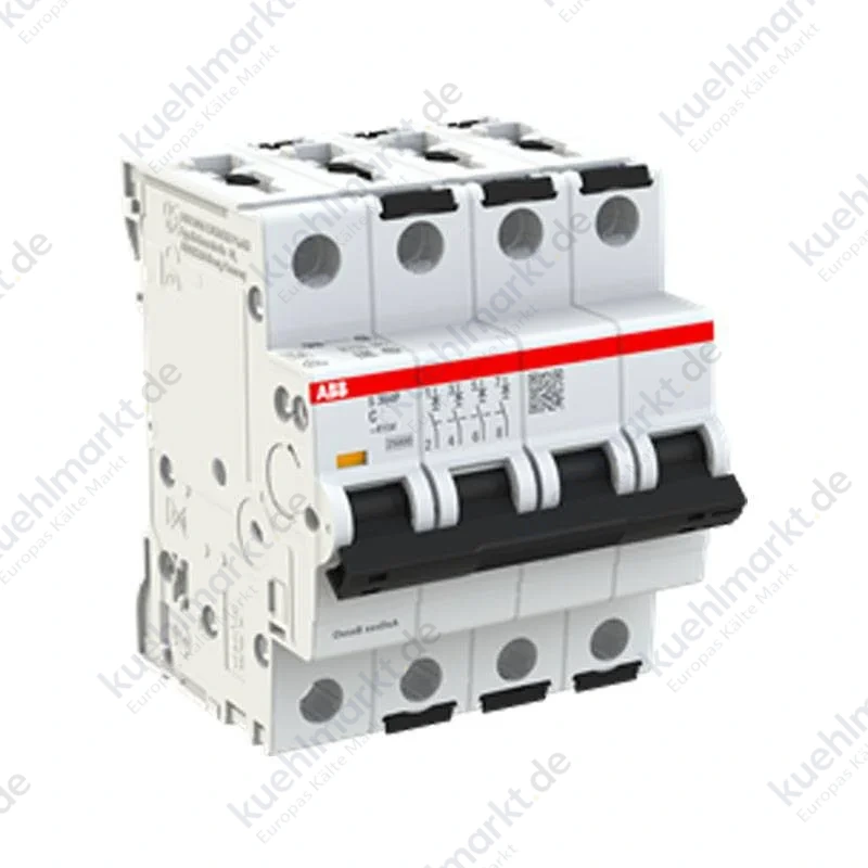 Abb S304P Leitungsschutzschalter 20A 4P 25KA C 4 Module S304PC20