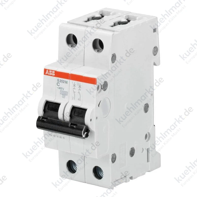 Abb Leitungsschutzschalter S202M 40A 2P 10KA C 2 Module S550345