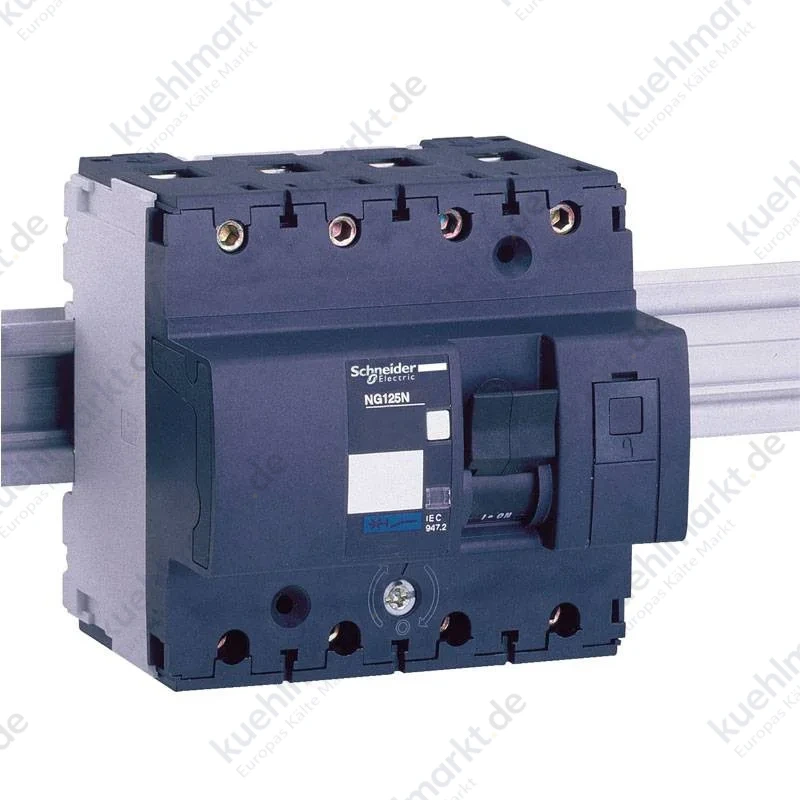 Schneider NG125N thermisch-magnetischer Schutzschalter 4P 100A 25KA D 6M 18673