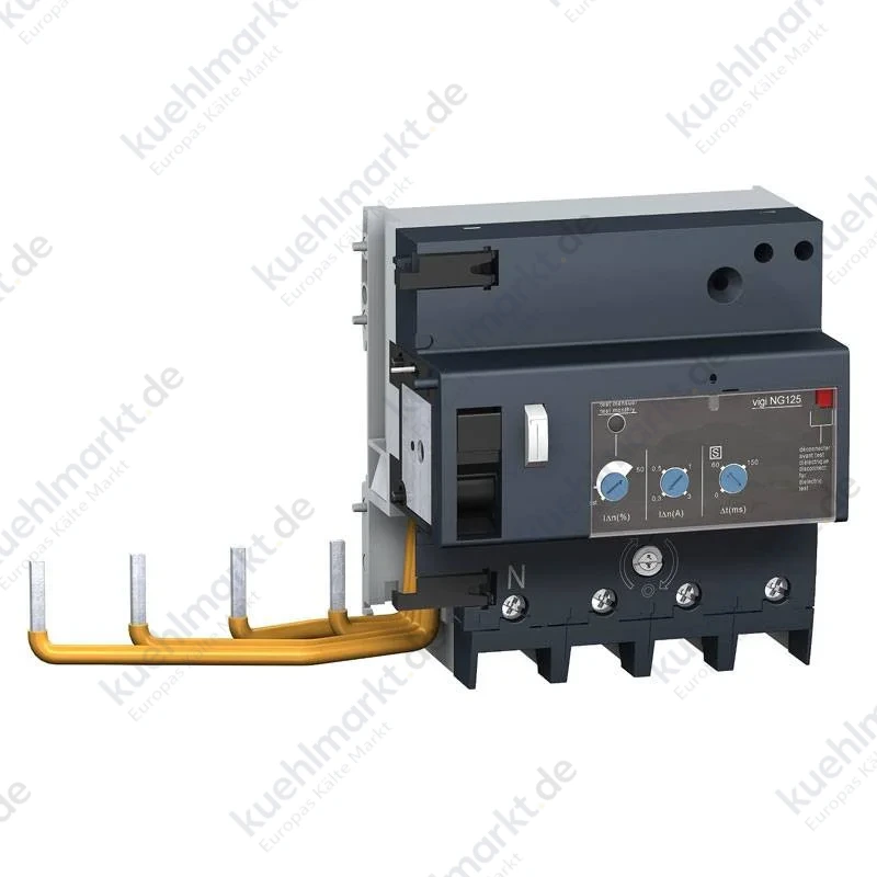 Schneider Fehlerstrom-Schutzschalter Block NG125 4P 125A 300÷3000mA I/S Typ A 5.5M 19049