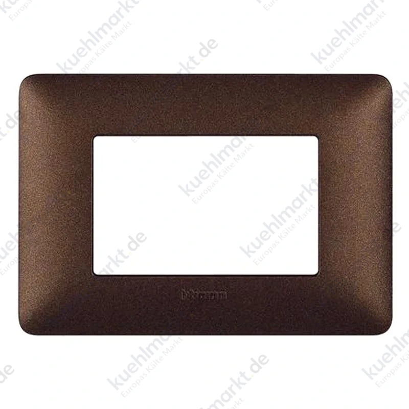 Bticino Matix Abdeckrahmen 3 Module Farbe Kaffeebraun AM4803TGG