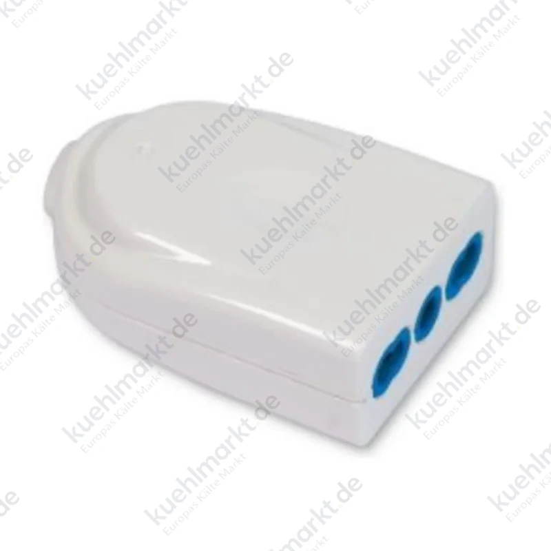 Fanton Zweiwege-Steckdose 2P+E 16A Typ P17/11 Weiß 82570-E