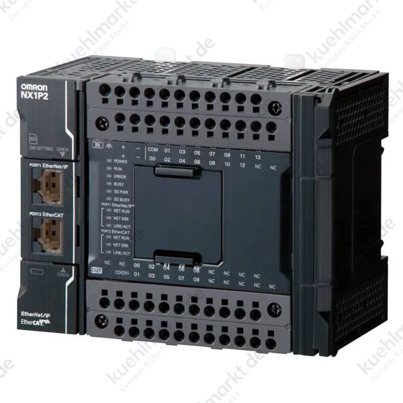 Omron Sysmac NX1P PLC CPU mit 24 E/A Digital-Transistoren PNP 24DC NX1P29B24DT1