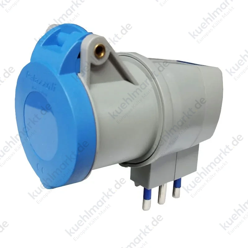 Palazzoli CEE-Industrieadapter ziviler Stecker und 2P+E Steckdose