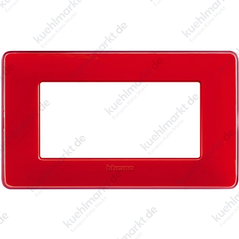 Bticino Matix Abdeckrahmen 4 Module Farbe Korallenrot AM4804CRD