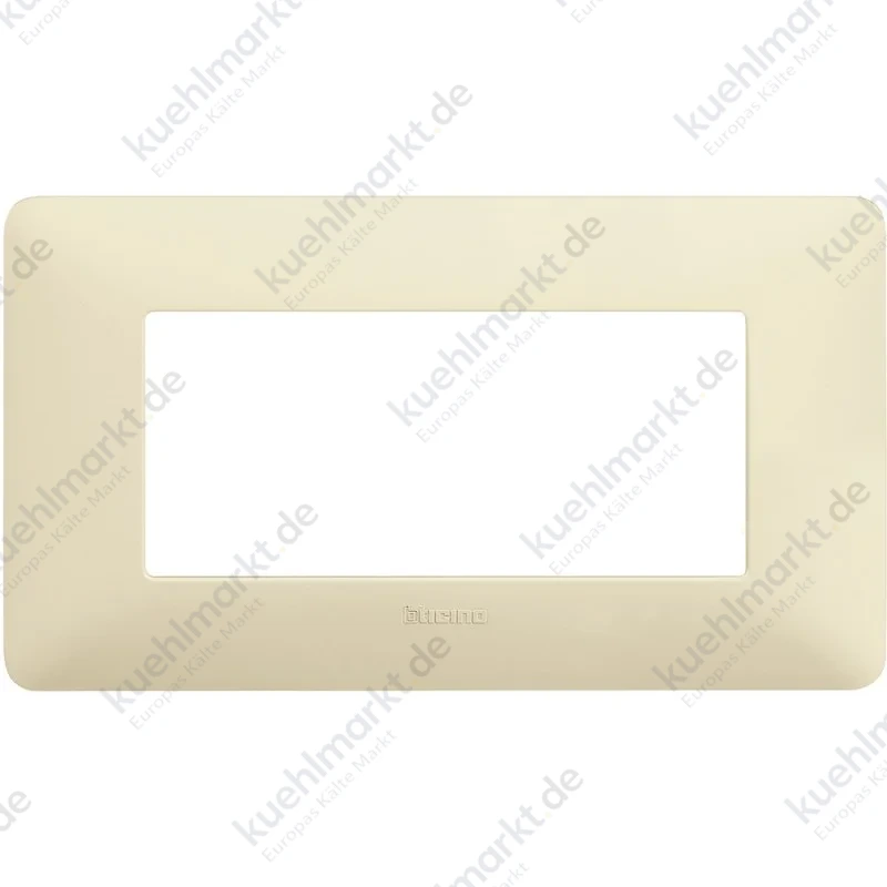 Bticino Matix Abdeckrahmen 4 Module Farbe Elfenbein AM4804BAV